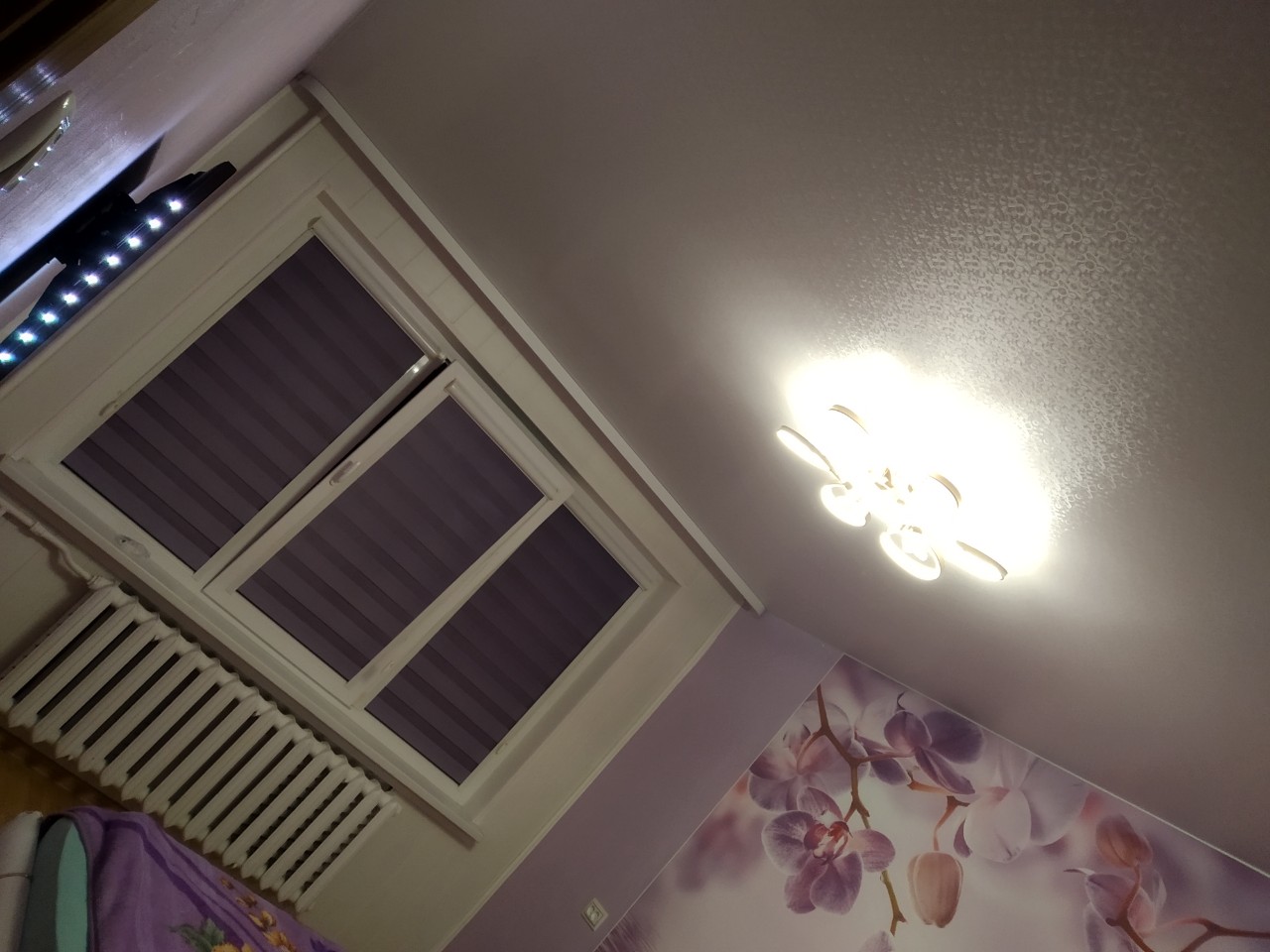 įtempiamos lubos su karnizu tekstūros ornamento piešiniu įtempiamos lubos su karnizu tekstūros ornamento piešiniu
