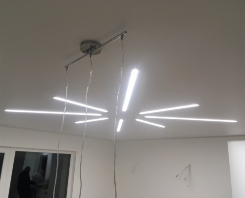 Žvaigždės LED įtemptos lubos Žvaigždės Led įtemptos lubos